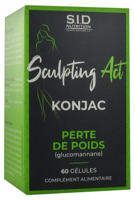 S.I.D Nutrition Sculpting Act Konjac Perte de Poids 60 Gélules