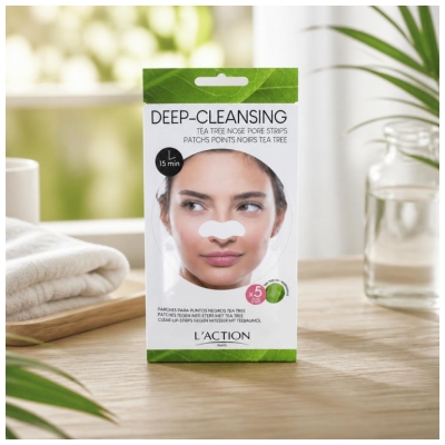 L'Action Paris 5-Band Teebaum Blackhead Patchs