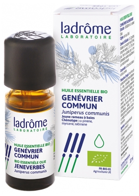 Ladrôme Kadiķu koka (Juniperus communis) Bioloģiskā ēteriskā eļļa 10 ml