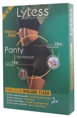 Lytess Cosmétotextile Minceur Hyaluro'Flash Panty Ventre Plat - Taille : S/M