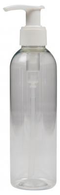 Laboratoire du Haut-Ségala DIY Transparent PET Bottle With Cream Pump 200ml