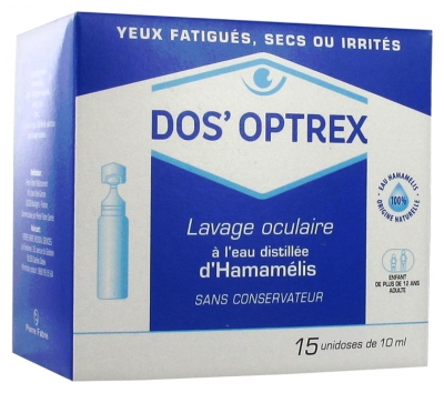 Pierre Fabre Health Care Dos'Optrex Lavage Oculaire 15 Unidoses