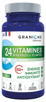 Granions 24 Vitamines Minéraux et Plantes Sénior 90 Comprimés