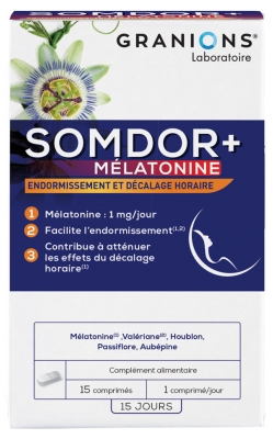 Granions Somdor+ Melatonin 15 Tablets