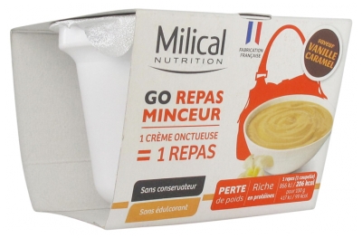 Milical Go Repas Minceur Saveur Vanille Caramel 210 g