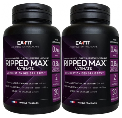 Eafit Ripped Max Ultimate Fat Burning 2 x 120 Tablets
