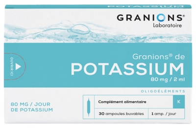 Granions de Potassium 30 Ampoules