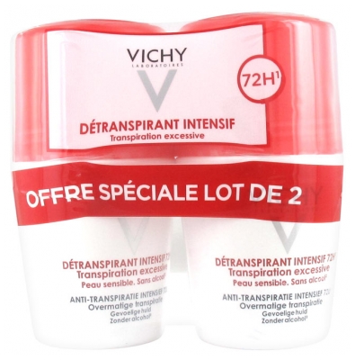 Vichy Deo Roll-On Stress Resist Anti-Transpirant 72h 2 x 50 ml