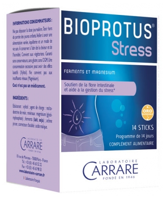 Laboratoire Carrare Bioprotus Stress 14 Sticks