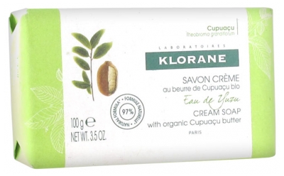 Klorane Savon Crème Eau de Yuzu 100 g
