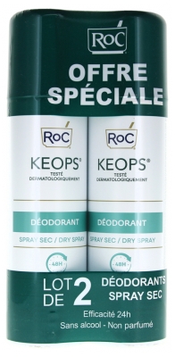 RoC Keops Dry Spray Deodorant 2 x 150ml