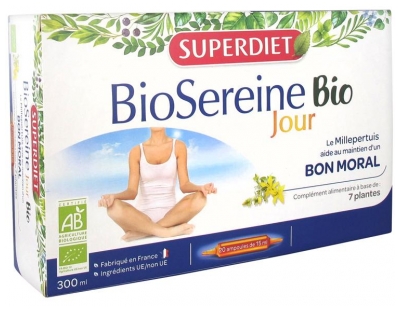 Superdiet BioSereine Day Organic 20 Phials (to consume preferably before the end of 07/2021)