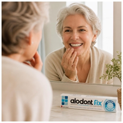 Alodont Fix Fastgørelsescreme til Tandproteser 50 g