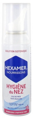 Hexamer Isotonique Hygiène du Nez Spray Micro-Diffusion pour Nourrissons 100 ml