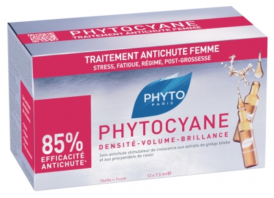 Phyto Phytocyane Anti-Hair Loss Growth Stimulating Women 12 x 7,5ml