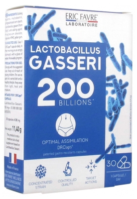 Eric Favre Lactobacillus Gasseri 30 Gélules Végétales