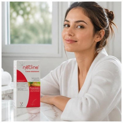 Netline Crema Depilatoare Specială Față și Zone Sensibile 75 ml