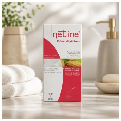 Netline Specjalny Krem do Depilacji Twarzy i Miejsc Wrażliwych 75 ml