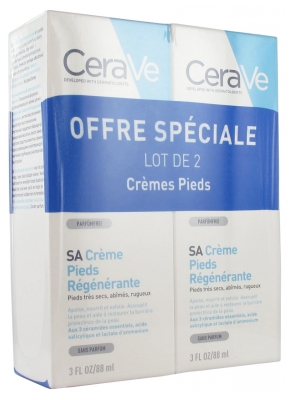 CeraVe SA Regenerating Foot Cream Set of 2 x 88 ml