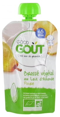 Good Goût Vegetable Brew Almond Milk Pear From 6 Months Organic 90g