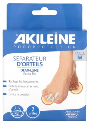 Akileïne Podoprotection Toe Separator 2 Separators - Size: M