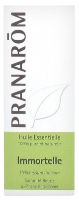 Pranarôm Huile Essentielle Immortelle - Hélichryse Italienne (Helichrysum italicum) 10 ml