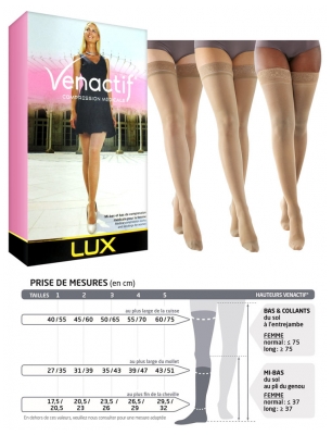 Gibaud Venactif Lux Contention Stocking Class 2 Amber