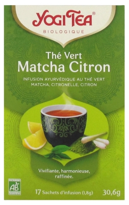 Yogi Tea Matcha Lemon Green Tea Organic 17 Saszetek