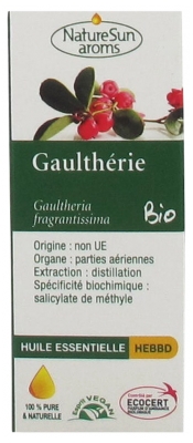 NatureSun Aroms Gaulthérie (Gaultheria fragrantissima) Bio 10 ml