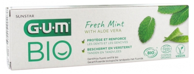GUM Pasta Dentífrica Menta Fresca Aloe Vera Bio 75 ml