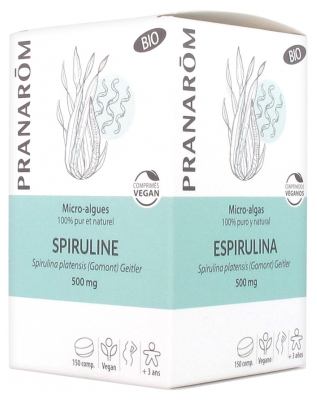 Pranarôm Mikro-Algi Spirulina Bio 150 Tabletek