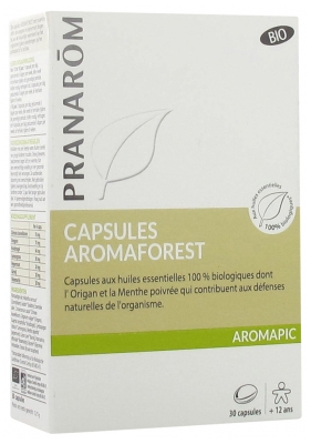 Pranarôm Aromapic Aromaforest Capsules Organic 30 Capsules