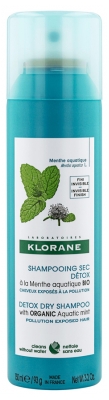 Klorane Shampoing Sec Détox à la Menthe Aquatique Bio 150 ml