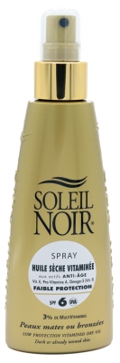 Soleil Noir Huile Sèche Vitaminée SPF6 Spray 150 ml