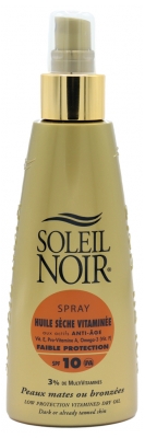 Soleil Noir Gevitamineerde Droge Olie SPF10 Spray 150 ml