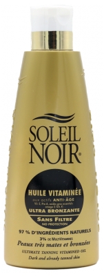Soleil Noir Vitaminový Ultra-Bronzující Olej Bez Filtru 150 ml