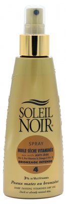 Soleil Noir Intensywna Opalenizna Witaminizowany Suchy Olejek 4 Spray 150 ml