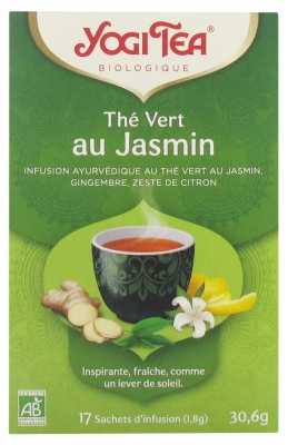 Yogi Tea Organiczna Zielona Herbata Jaśminowa 17 Saszetek