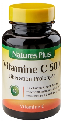 Natures Plus Vitamine C 500 Libération Prolongée 60 Comprimés Sécables