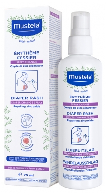Mustela Érythème Fessier Spray Change 75 ml