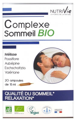 Nutrivie Complesso Organico del Sonno 20 Fiale