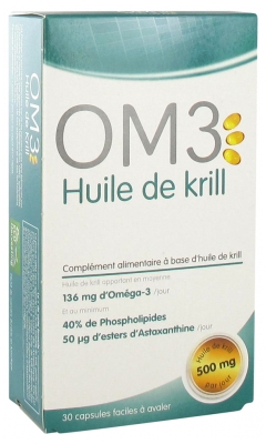 OM3 Krill Oil 30 Capsules