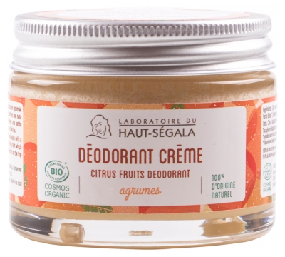 Laboratoire du Haut-Ségala Déodorant Crème Agrumes Bio 50 g