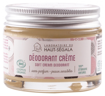 Laboratoire du Haut-Ségala Déodorant Crème Sans Parfum Bio 50 g