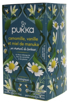 Pukka Chamomile, Vanilla & Organic Manuka Honey 20 Sachets