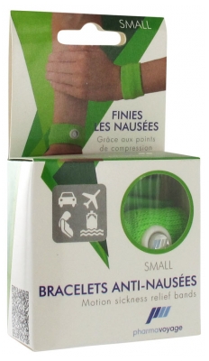 Pharmavoyage Anti-Nausea Wristbands Small - Colour: Green