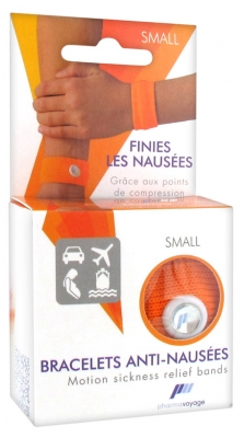 Pharmavoyage Anti-Nausea Wristbands Small - Colour: Orange