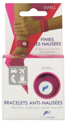 Pharmavoyage Anti-Nausea Wristbands Small - Colour: Pink