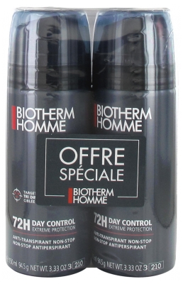 Biotherm Homme Day Control 72H Non-Stop Antiperspirant Spray 2 x 150ml