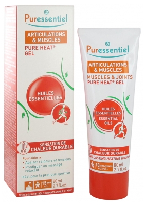 Puressentiel Articulations & Muscles Pure Heat Gel aux Huiles Essentielles 80 ml
